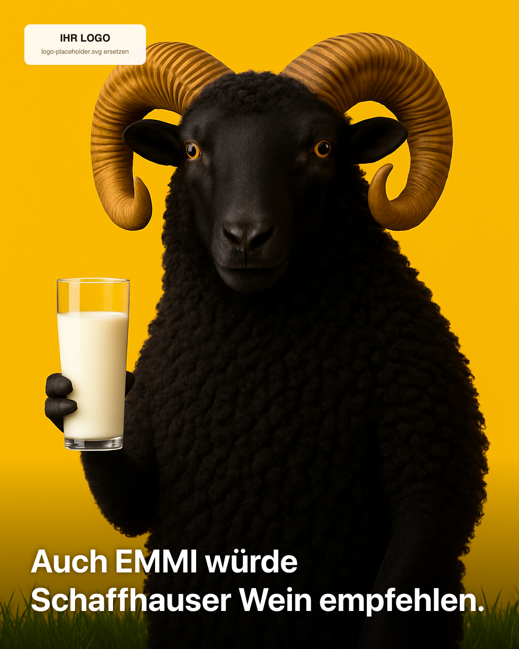 Auch EMMI würde Schaffhauser Wein empfehlen.