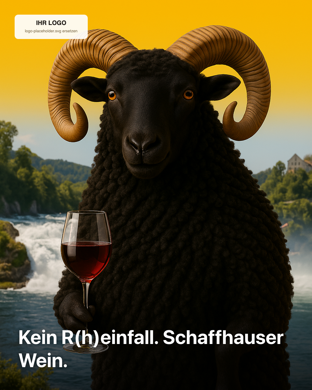 Kein R(h)einfall. Schaffhauser Wein.
